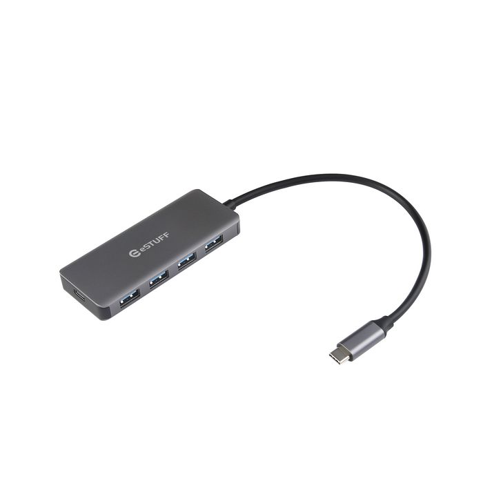 eSTUFF USB-C to USB 3.0 x 4 Charging Hub