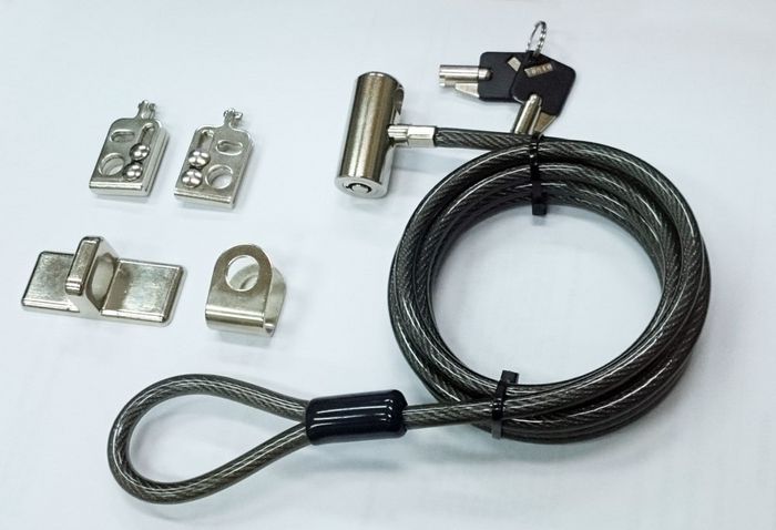 eSTUFF Peripheral locking kit, Security lock with keys for K-Slot