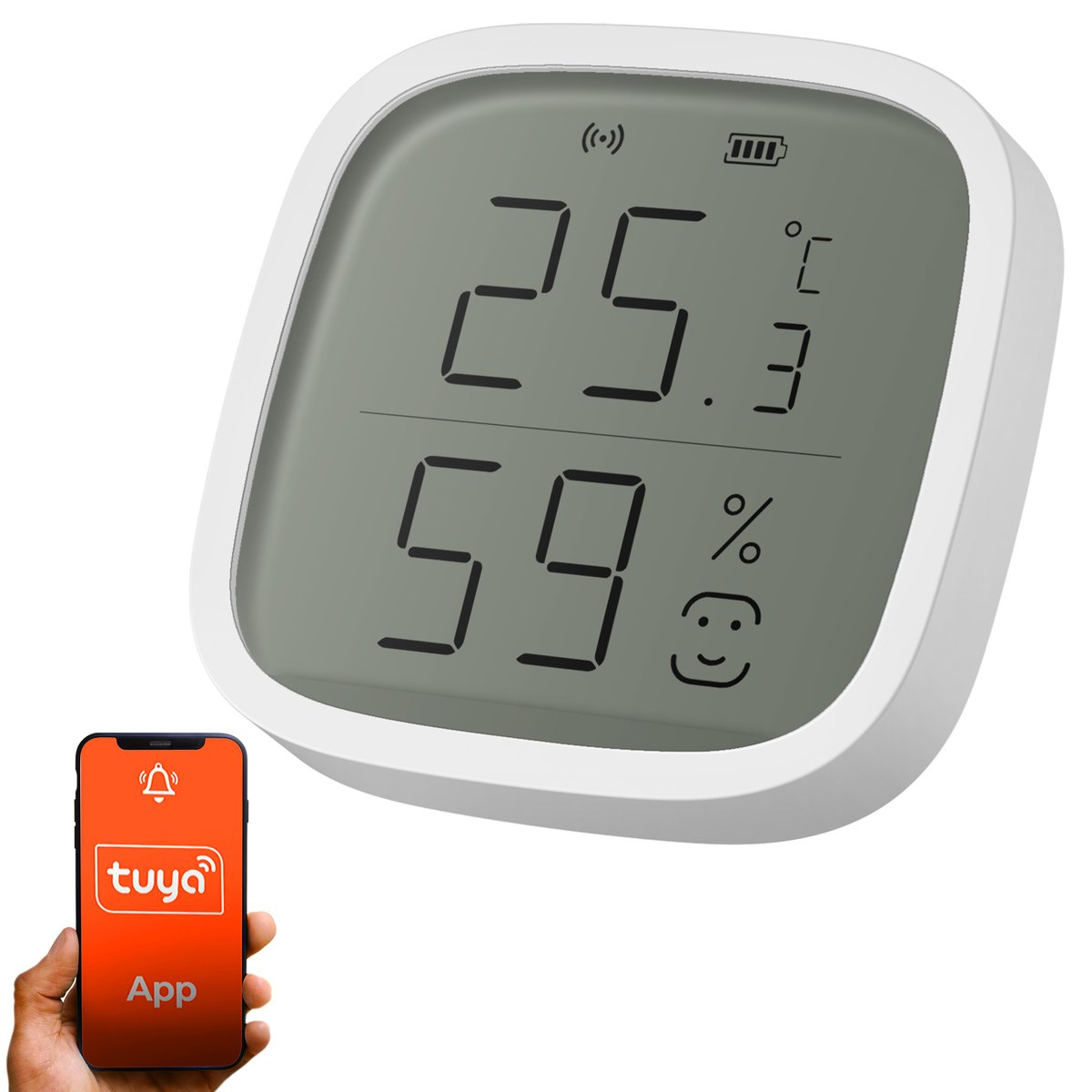 EXTRALINK SMART LIFE TEMPERATURE AND HUMIDITY SENSOR