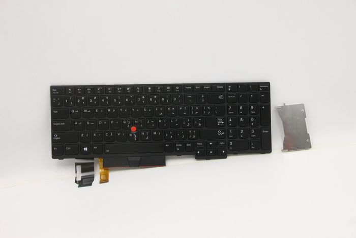 Lenovo USB keyboard with full-size layout, includes number pad, designed for general-purpose use and professional typing.