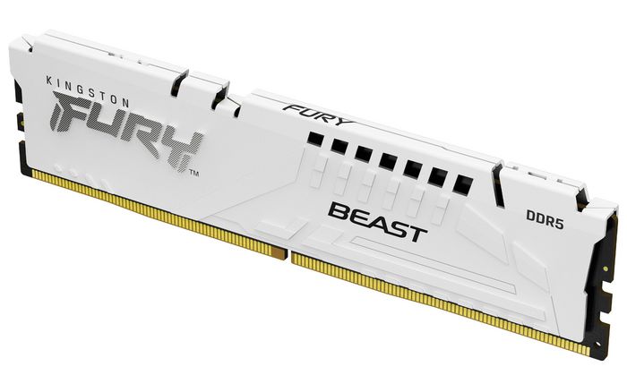 Kingston 16GB 5600MT/s DDR5 CL40 DIMM FURY Beast White XMP