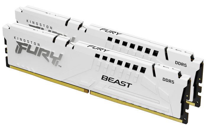 Kingston 64GB 6000MT/s DDR5 CL36 DIMM (Kit of 2) FURY Beast White EXPO