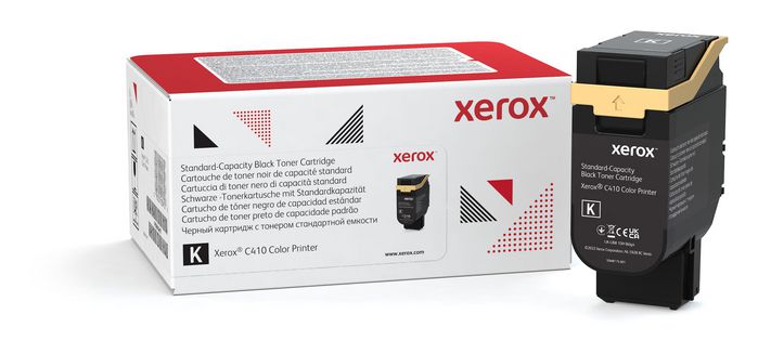 Xerox Xerox Genuine Xerox® C410 Color Printer/VersaLink® C415 Color Multifunction Printer Black Standard capacity Toner Cartridge (2400 Pages) - 006R04677