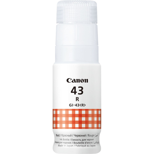 GI-43 R EMB RED INK BOTTLE .