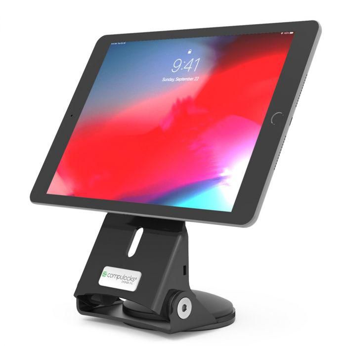 Compulocks Tilting POS Universal Tablet Holder Grip&Dock Stand - Black