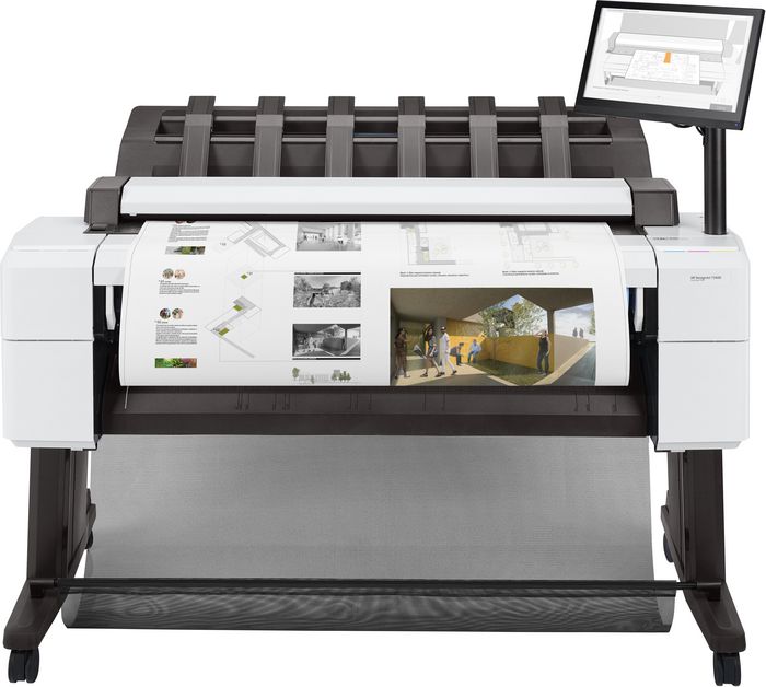 HP Thermal inkjet, A0 (841 x 1189 mm), 2400 x 1200dpi, A0, 128000MB, USB