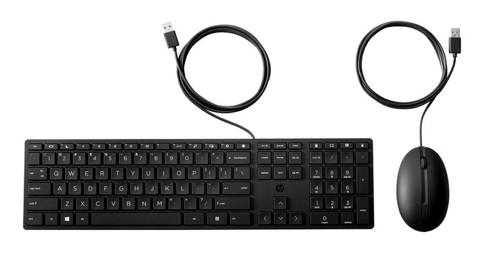 HP USB 320MK Wired Keyboard & Mouse Set - ESP