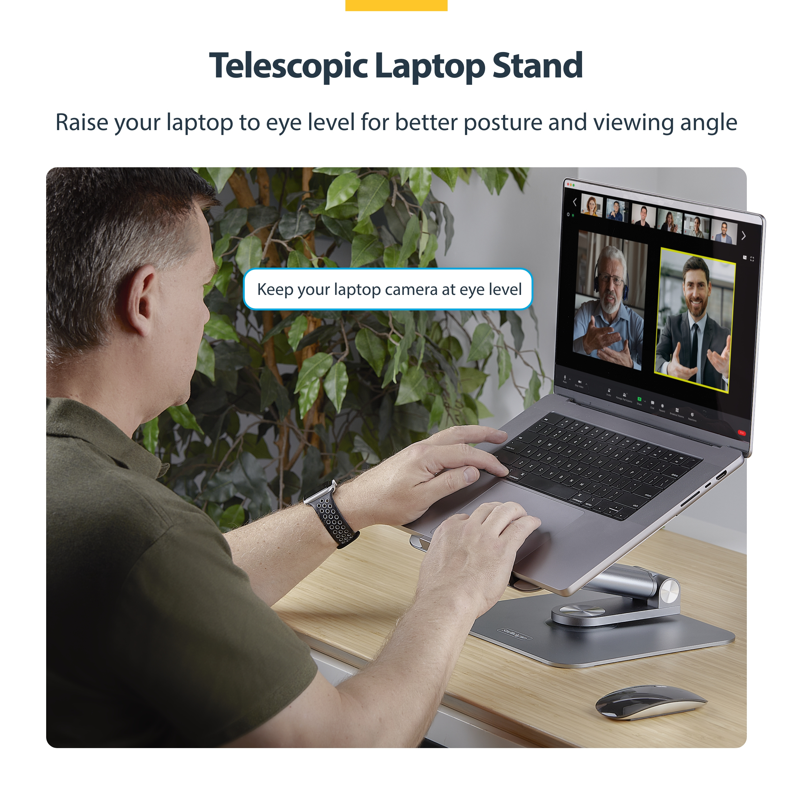 Telescopic Laptop Stand Computer Riser
