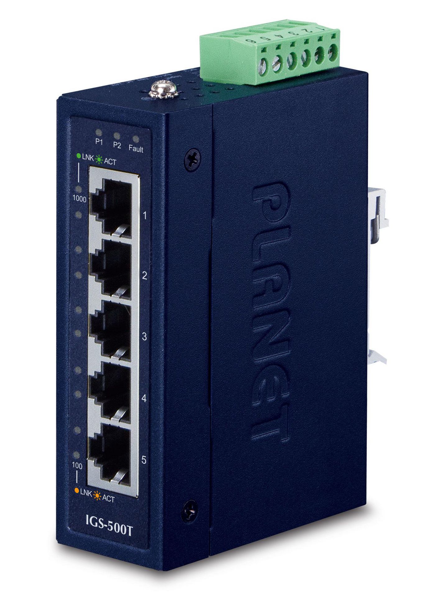IP30 Compact size 5-Port