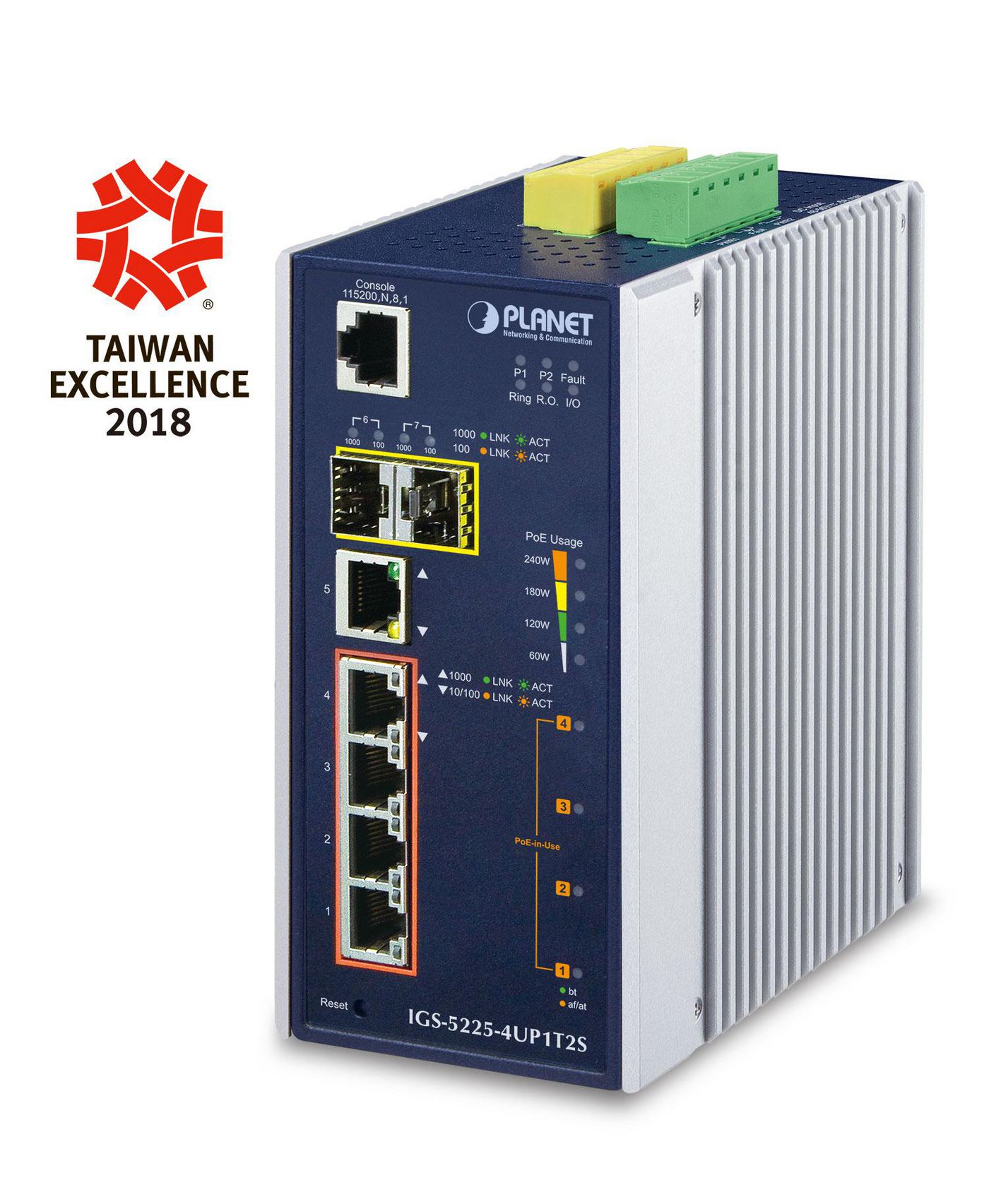 IP30 Industrial L2+/L4 4-Port