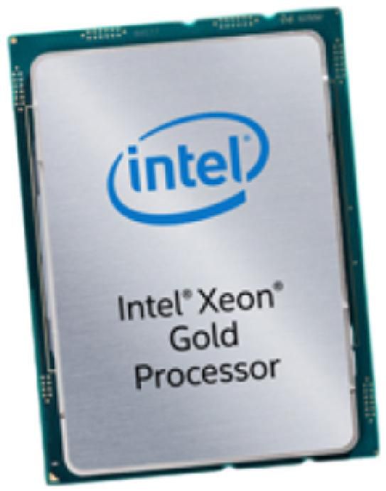 Hewlett Packard Enterprise Intel Xeon Gold 5220 processor, 18 cores, 2.20GHz base frequency, 125W TDP, supports DDR4-2667 memory.