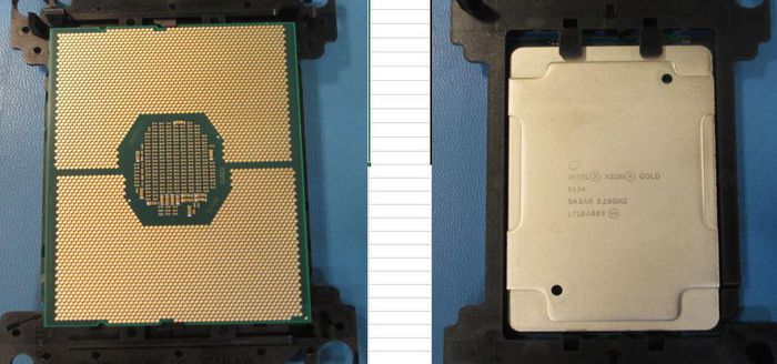 Hewlett Packard Enterprise Intel Xeon Gold 6134 processor, 8 cores, 3.20GHz base speed, 3.70GHz turbo, 130W power, 24.75MB cache, UPI 10.4 GT/s.
