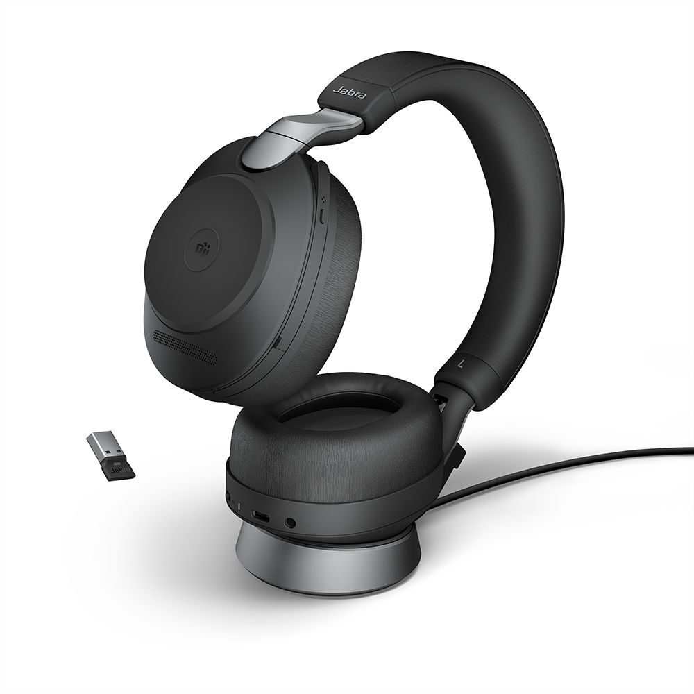 Jabra Evolve2 85 Link380/390a MS Stand Black