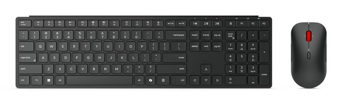 Lenovo Wireless Multi-Mode Pro Combo Keyboard and Mouse 6000-Belgium English