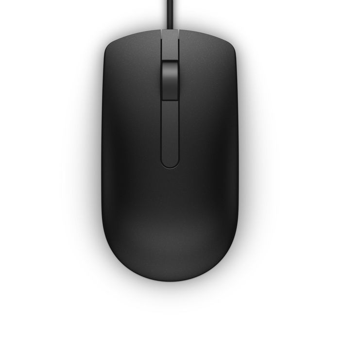 Dell Kit Mouse, USB, 3 Buttons, Optical, Black, LiteOn, (MS116, OT)