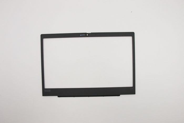 Lenovo LCD front bezel cover for IR camera, designed for Lenovo ThinkPad L13 Gen 2, black plastic construction.