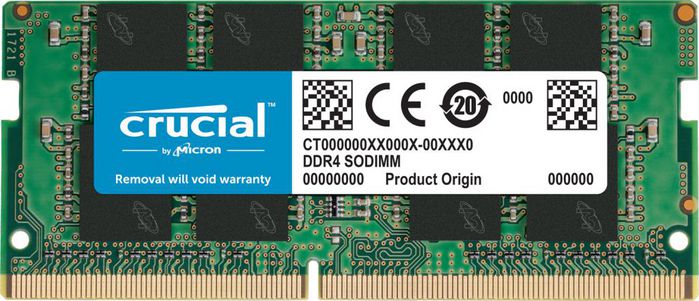 Crucial 16GB DDR4-3200 UDIMM, 1.2V, 2048Meg x 64