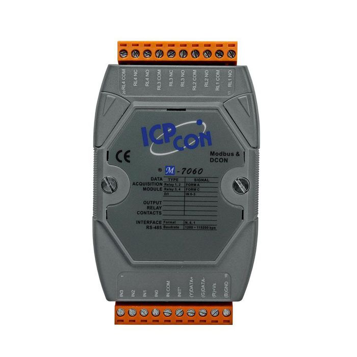 Moxa MODBUS, 4x DI, 4xRO
