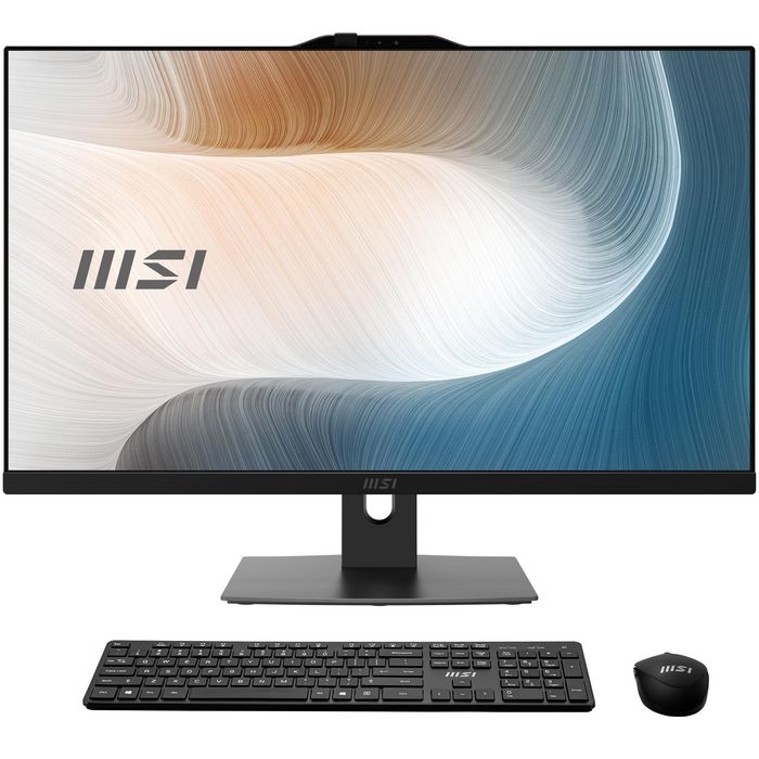 MSI Intel Core 3 100U (10MB Cache), 16GB DDR5-SDRAM, 256GB SSD, 68.6 cm (27") Full HD 1920 x 1080 IPS, Intel Graphics, LAN, WLAN, Bluetooth, Webcam, Windows 11 Pro
