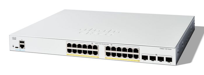 Cisco Smart Switch, 24 Port GE, Full PoE, 4x10GE SFP+, Refurbished