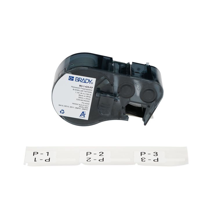 Brady P-Flag Matt Polypropylene Labels for M410, M510 and M511 Printers