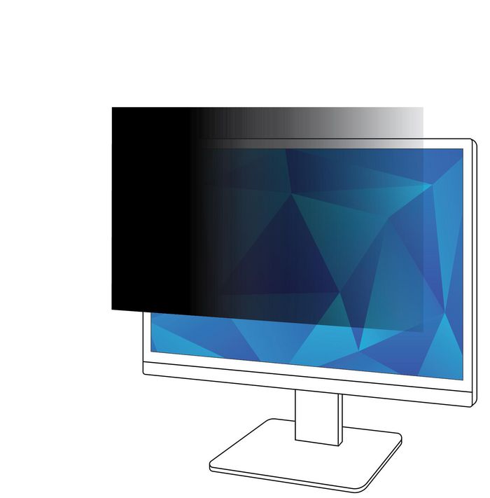 3M Privacy Filter for 19.5in Monitor, 16:9, PF195W9B