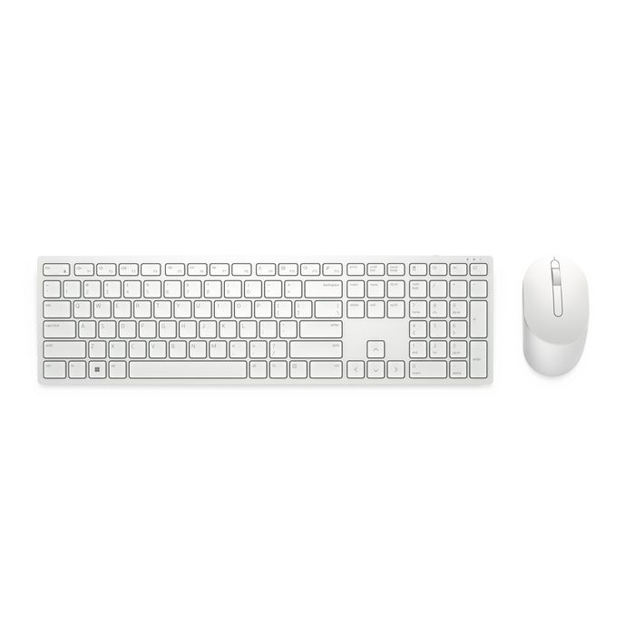 Dell Pro Keyboard and Mouse - KM5221W - Czech/Slovak (QWERTZ) - White