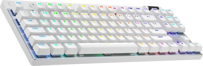Logitech Pro X Tkl Keyboard Rf Wireless + Bluetooth Qwerty Us International White