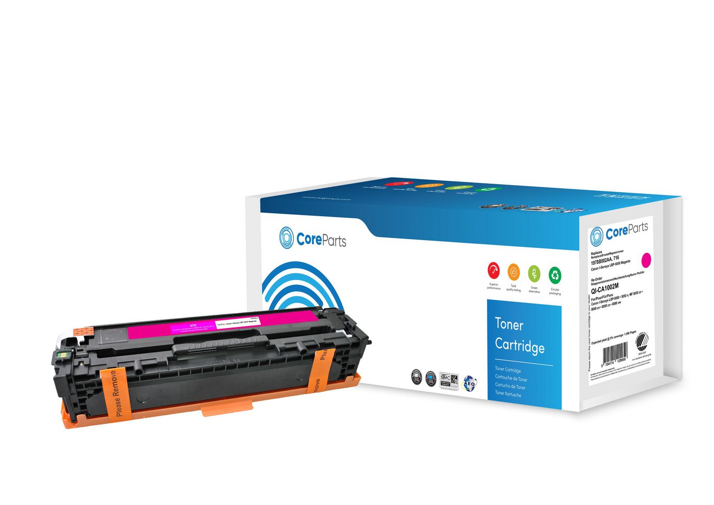 CoreParts Toner Magenta CB543A