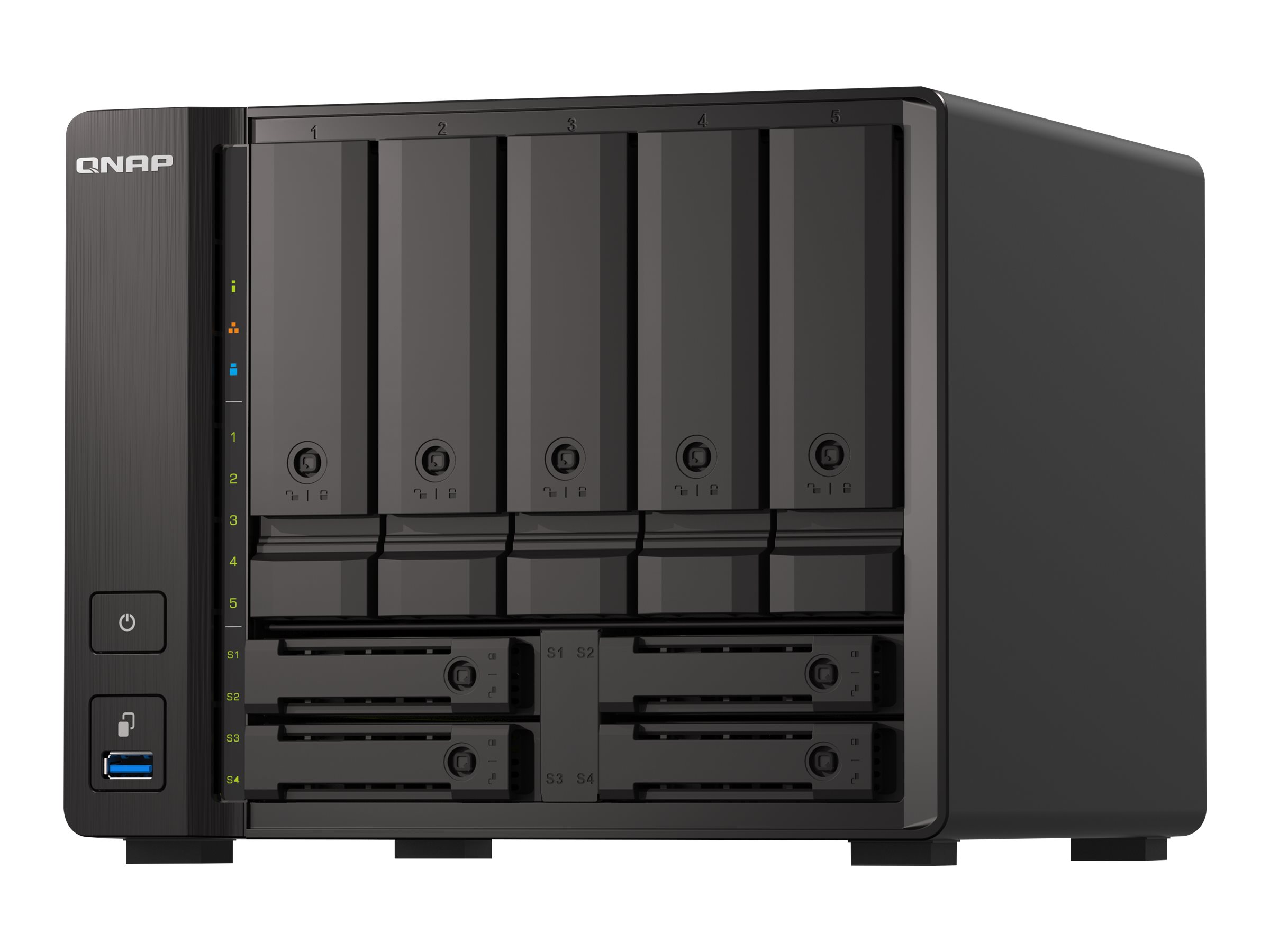 Desktop 9Bay NAS 32B RAM 10Gbe Black