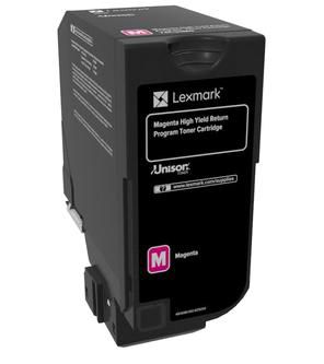 Lexmark 12K Magenta Return Program Toner Cartridge (CS725)