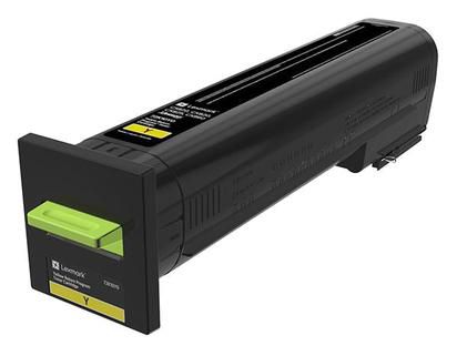 Lexmark 8K Yellow Return Program Toner Cartridge (CS820, CX8xx)