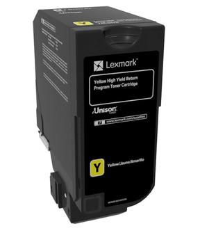 Lexmark CX725 Yellow High Yield Return Programme Toner Cartridge