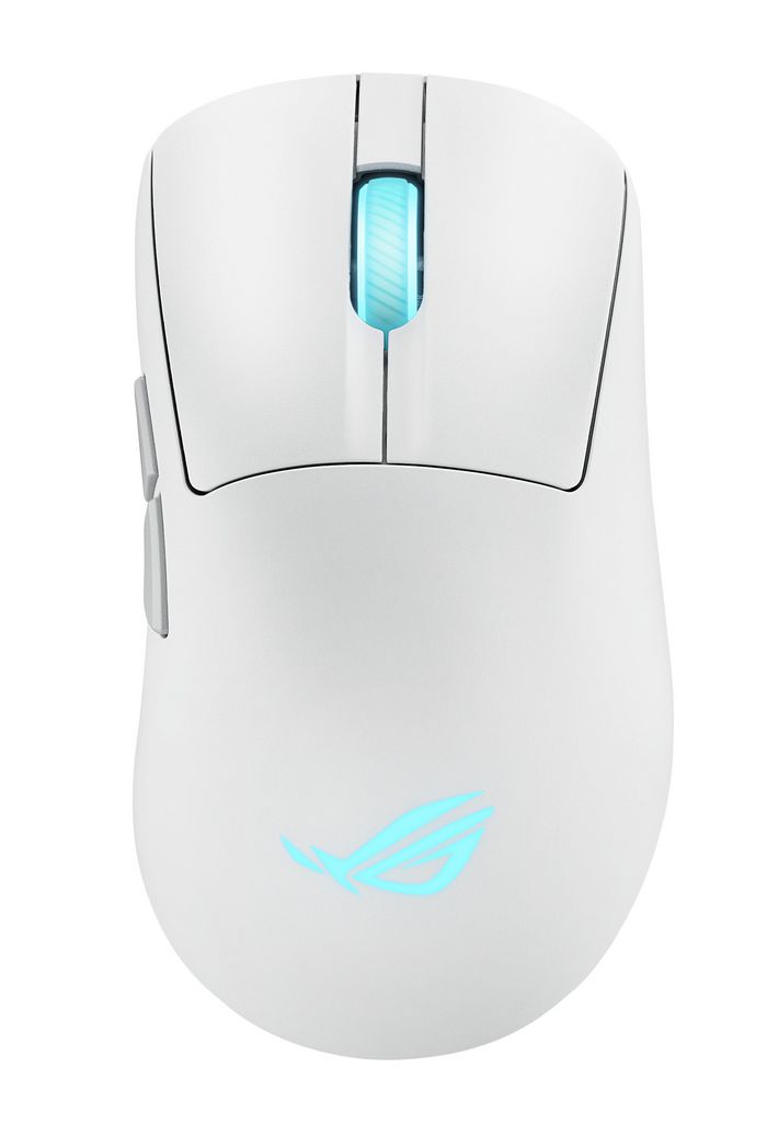 Asus ROG Micro Switch II, USB 2.0, Bluetooth 5.1, RF 2.4GHz, 8000 Hz, white