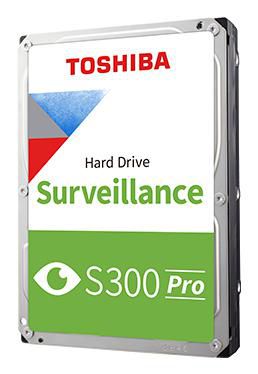 Toshiba S300 Pro Surveillance, 10TB, 7200 rpm, 512 MB buffer, 3.5" SATA 6 Gbit/s