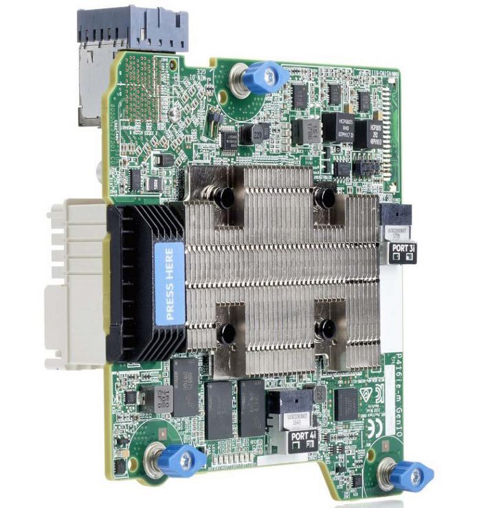 Hewlett Packard Enterprise Smart Array P416ie-m SR Gen10 (8 Int 8 Ext Lanes/2GB Cache) 12G SAS Mezzanine Controller