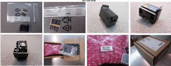 Hewlett Packard Enterprise Left ear and label kit for HPE ProLiant DL360 Gen10 Server, designed for mechanical assembly and self-repair.