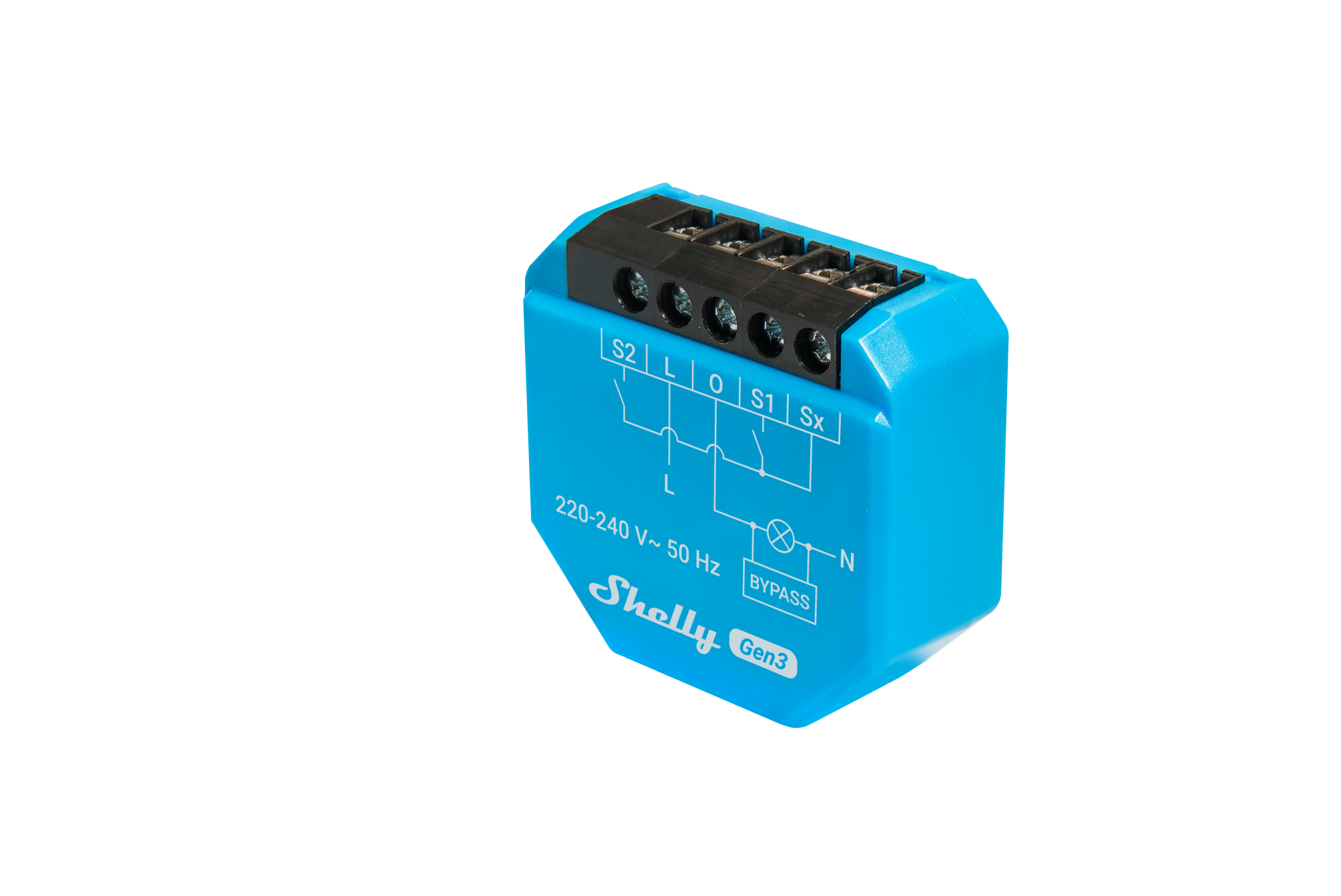 Shelly · Flush-mounted · \"2L Gen3\" · WLAN · BT