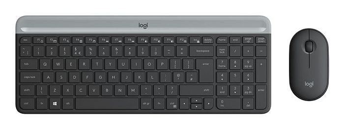 Logitech Slim Wireless Keyboard and Mouse Combo MK470