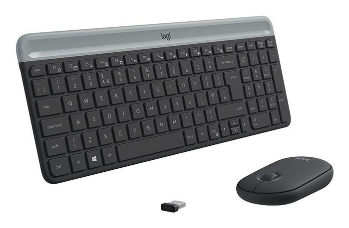 Logitech Slim Wireless Keyboard and Mouse Combo MK470