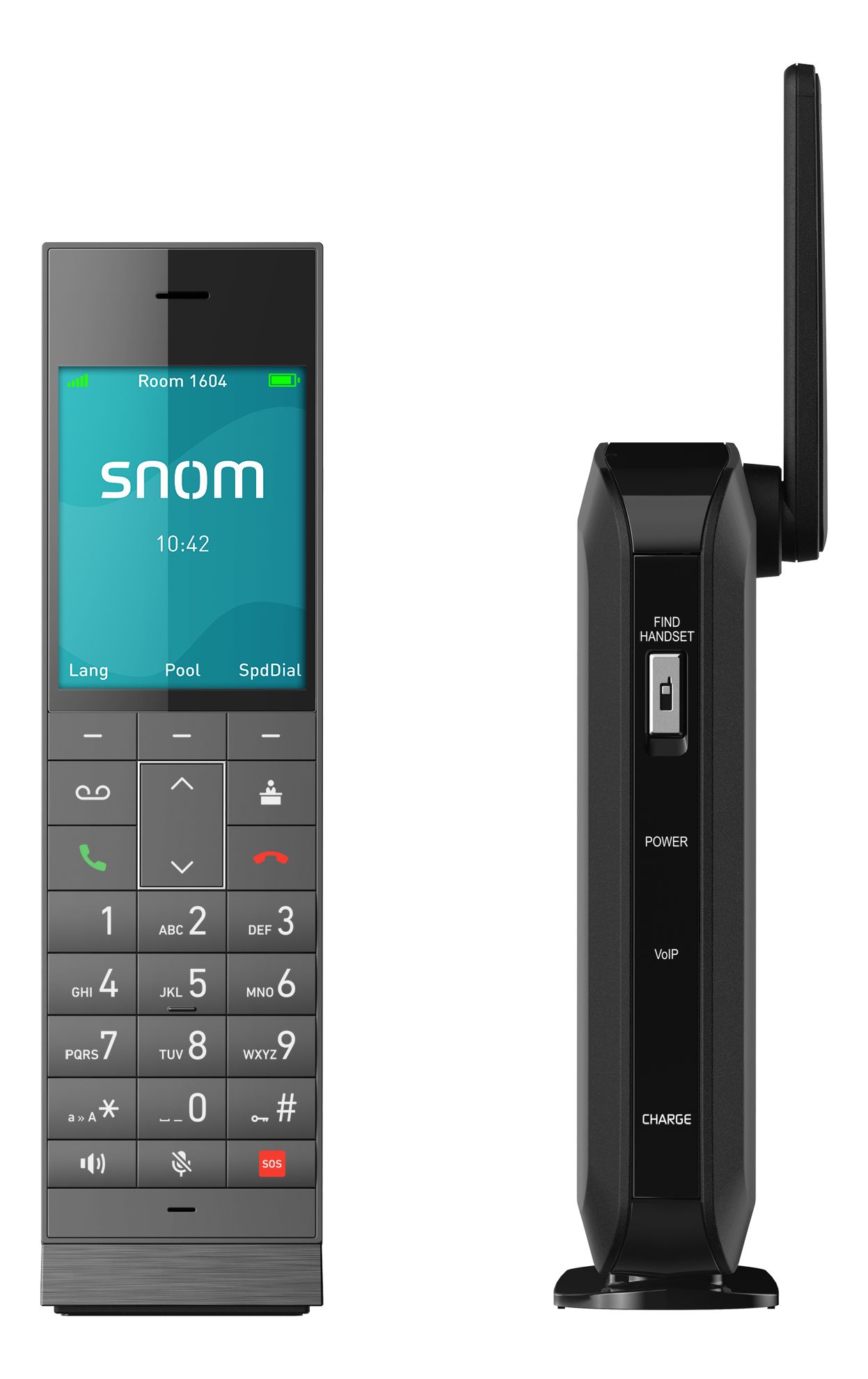 snom HM201 IP-DECT-Bundle mit Basistation und Mobi