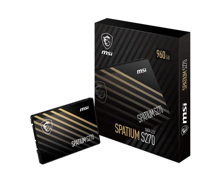 MSI 960GB, 2.5", Serial ATA III, 3D NAND