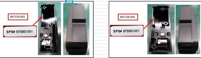Hewlett Packard Enterprise Standard ear bezel kit for HPE ProLiant DL380 Gen10 server, includes left and right chassis ears for secure rack mounting.