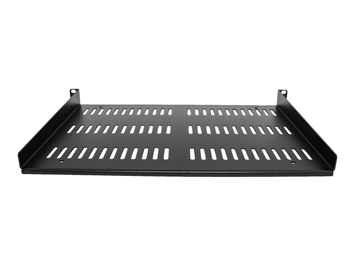1U Vented Server Rack Cabinet Shelf 12in