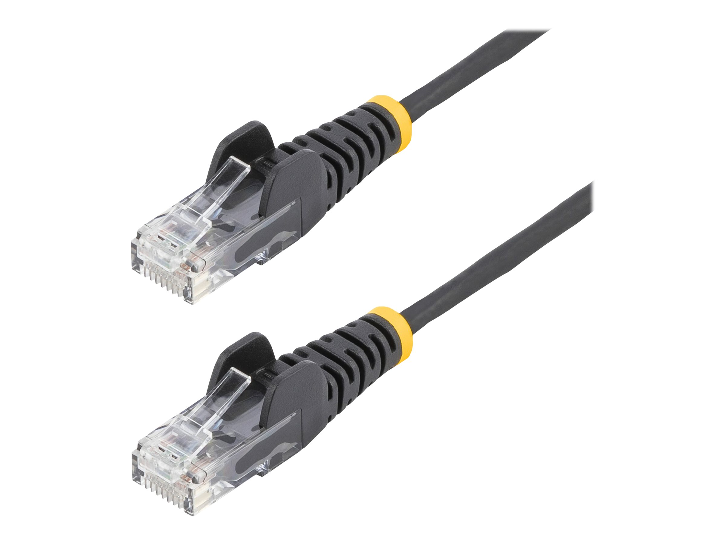 Cable - Black Slim CAT6 Patch Cord 2m