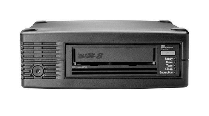 Hewlett Packard Enterprise Storage LTO-8 Ultrium External Tape Drive 5x LTO-8 30TB Data Cartridges