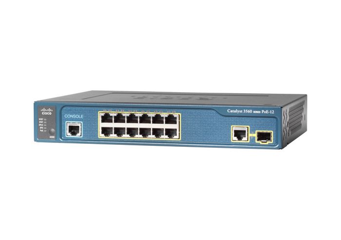 Cisco 23.8 mpps, 12 GE PoE+, 2 x 1G SFP and 2 x 1G copper, IP Base, 100-240 VAC, 2.31 kg