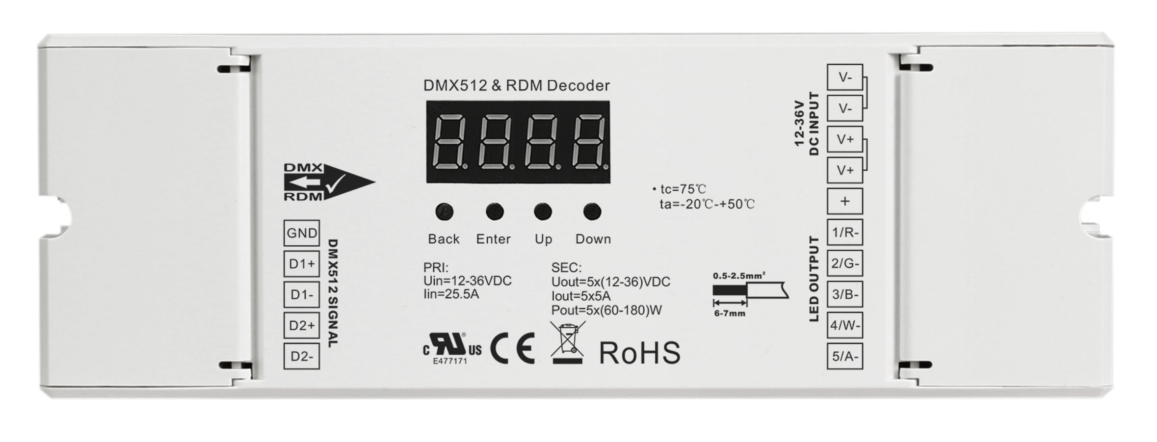 Synergy 21 LED Controller DMX 512 45A 16bit