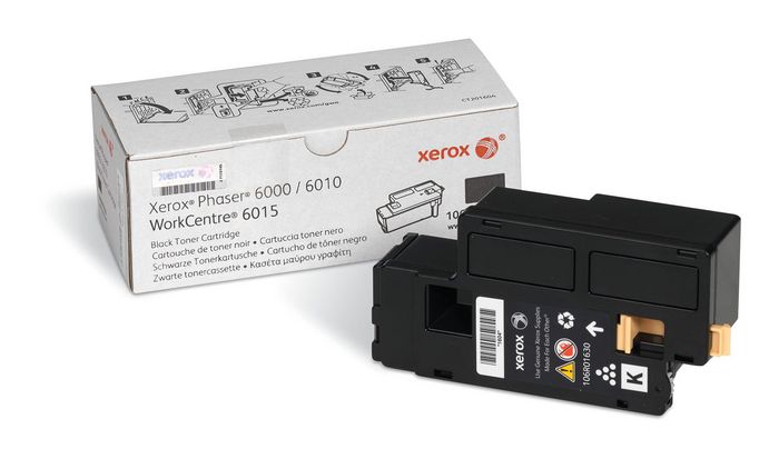 Xerox Xerox Genuine Phaser 6000 / 6010 / WorkCentre 6015 Black Standard Capacity Toner Cartridge - 106R01630