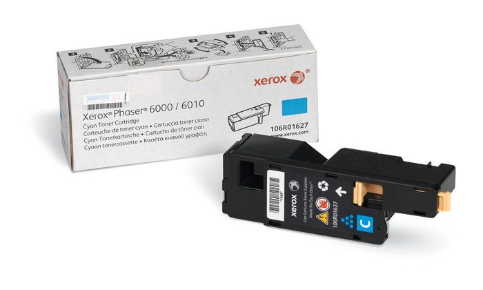 Xerox Xerox Genuine Phaser 6000 / 6010 / WorkCentre 6015 Cyan Toner Cartridge - 106R01627
